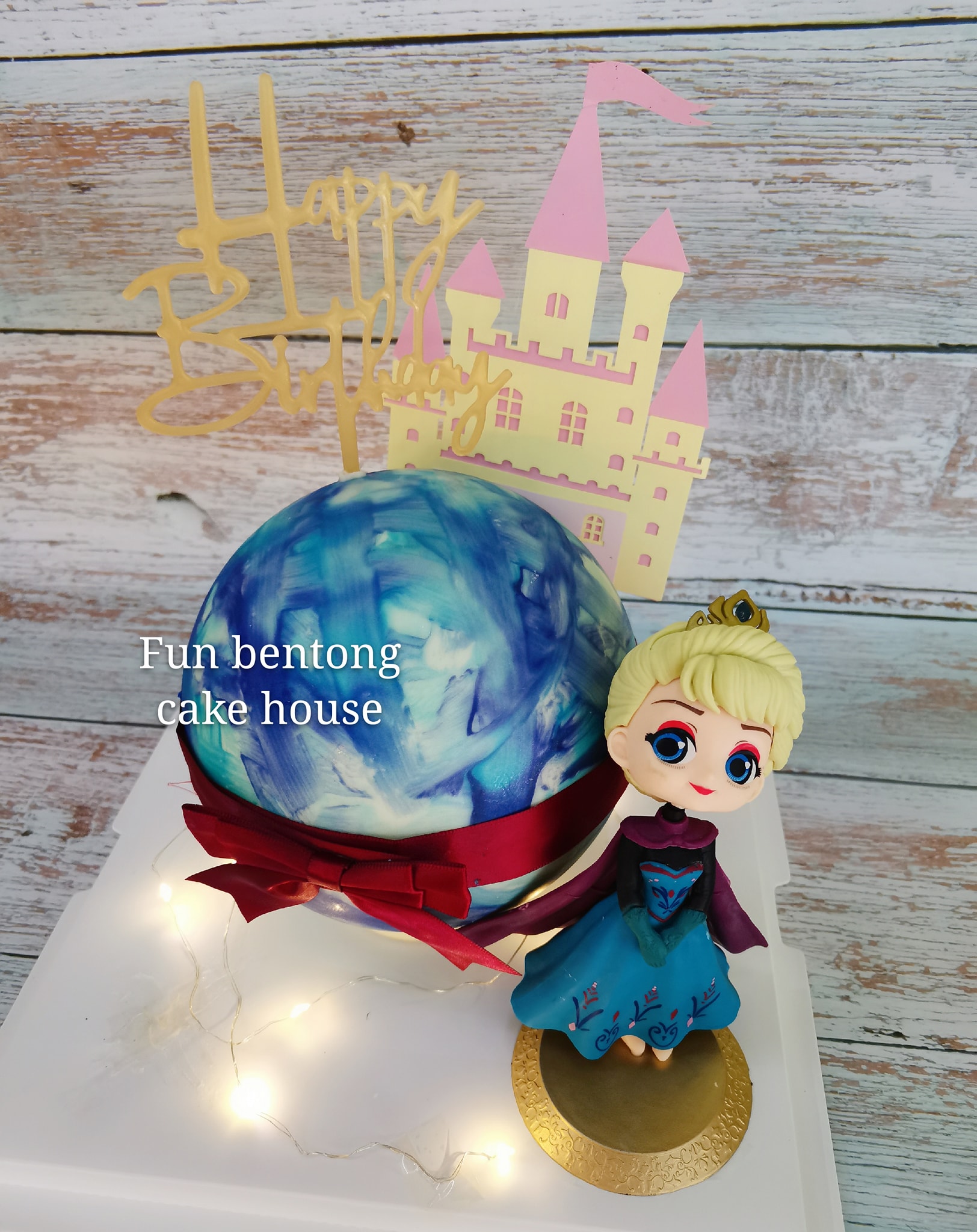 #敲敲乐蛋糕 #elsa #frozen #tatacake... - FUN Bentong Cake House