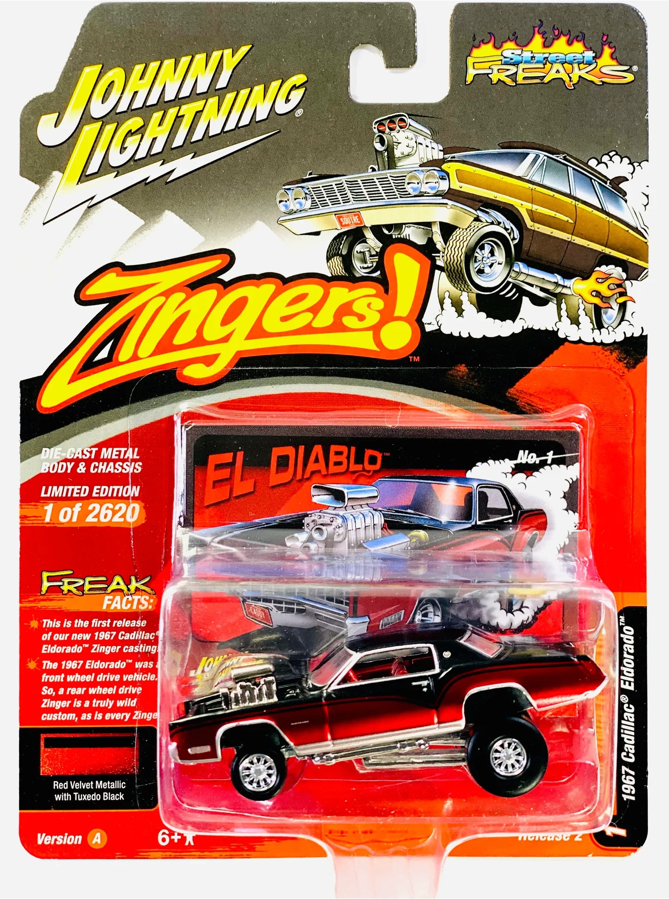 Johnny Lightning Street Freaks Zingers die-cast cars