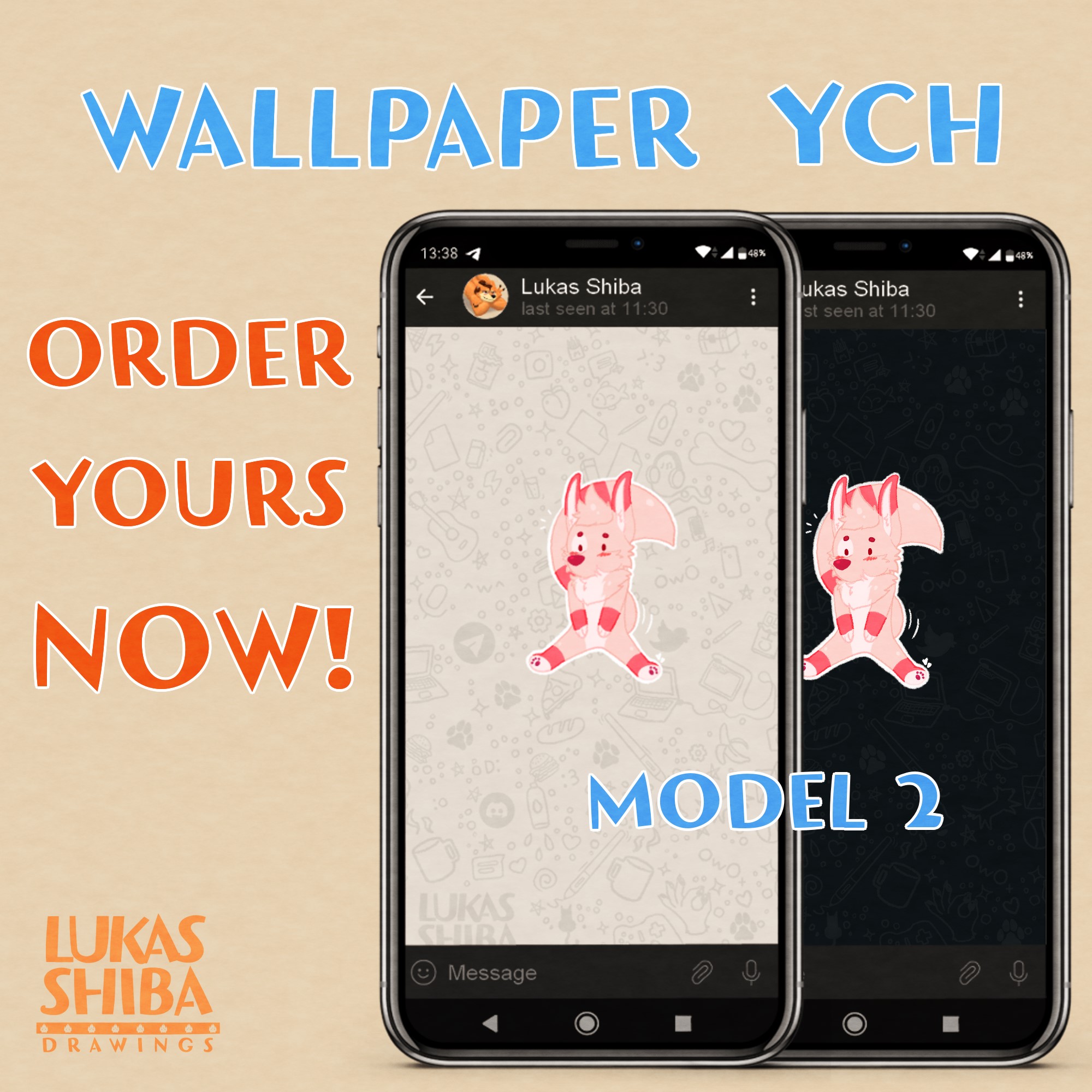 Lk_fur Drawings - WallPaper Ych - Model2 ️ #furry... | Facebook