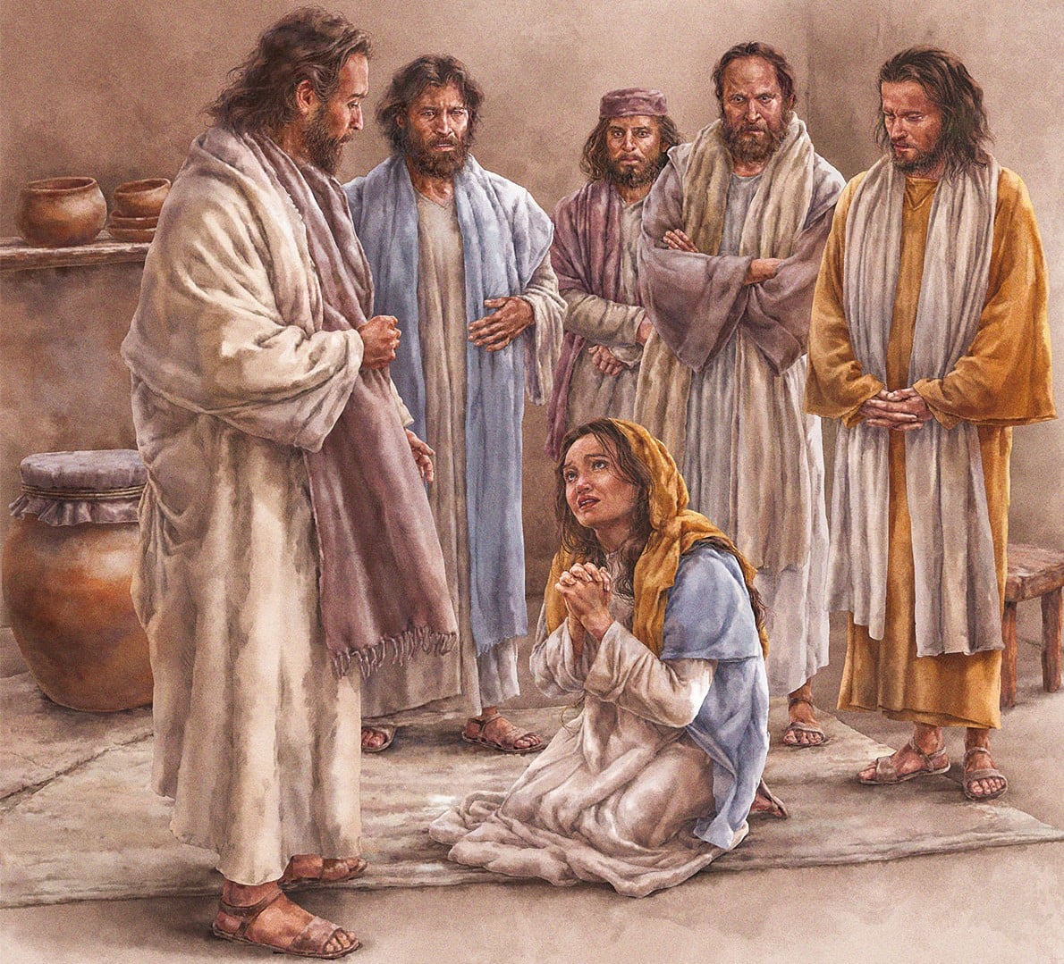 One day a woman... - Dear Disciple - Food for the Faithful