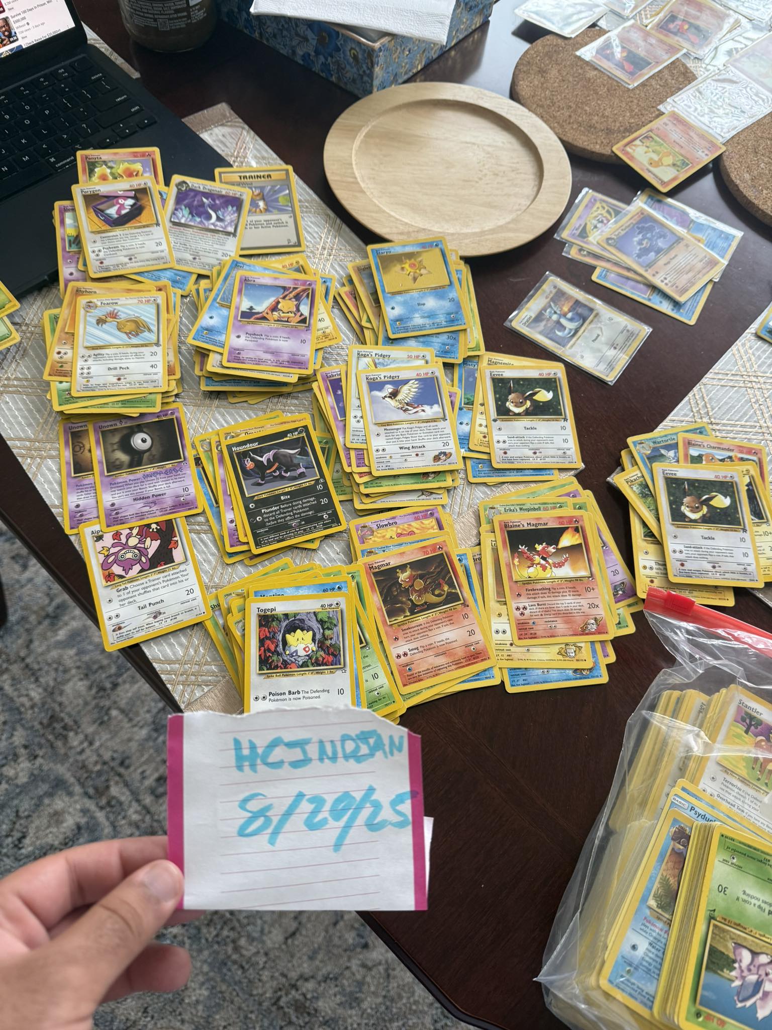 Bulk Pokémon card sale including vintage and Japanese cards