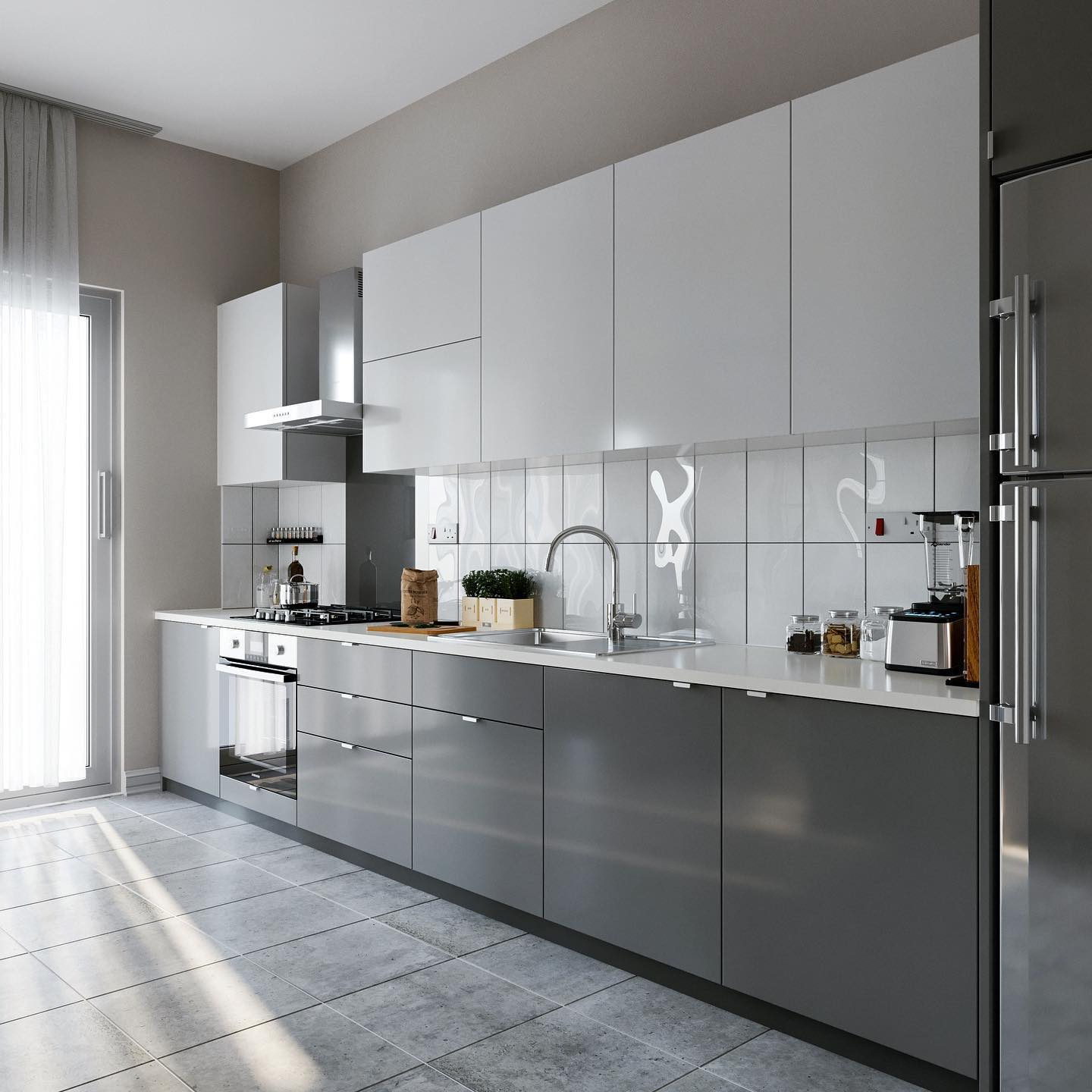 VIZARCHi - Small kitchen design. A visualisation from our... | Facebook