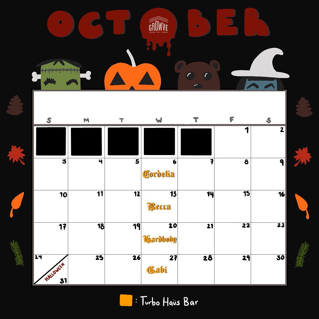 GROWVEMTL - Introducing the October calendar We’ll be... | Facebook
