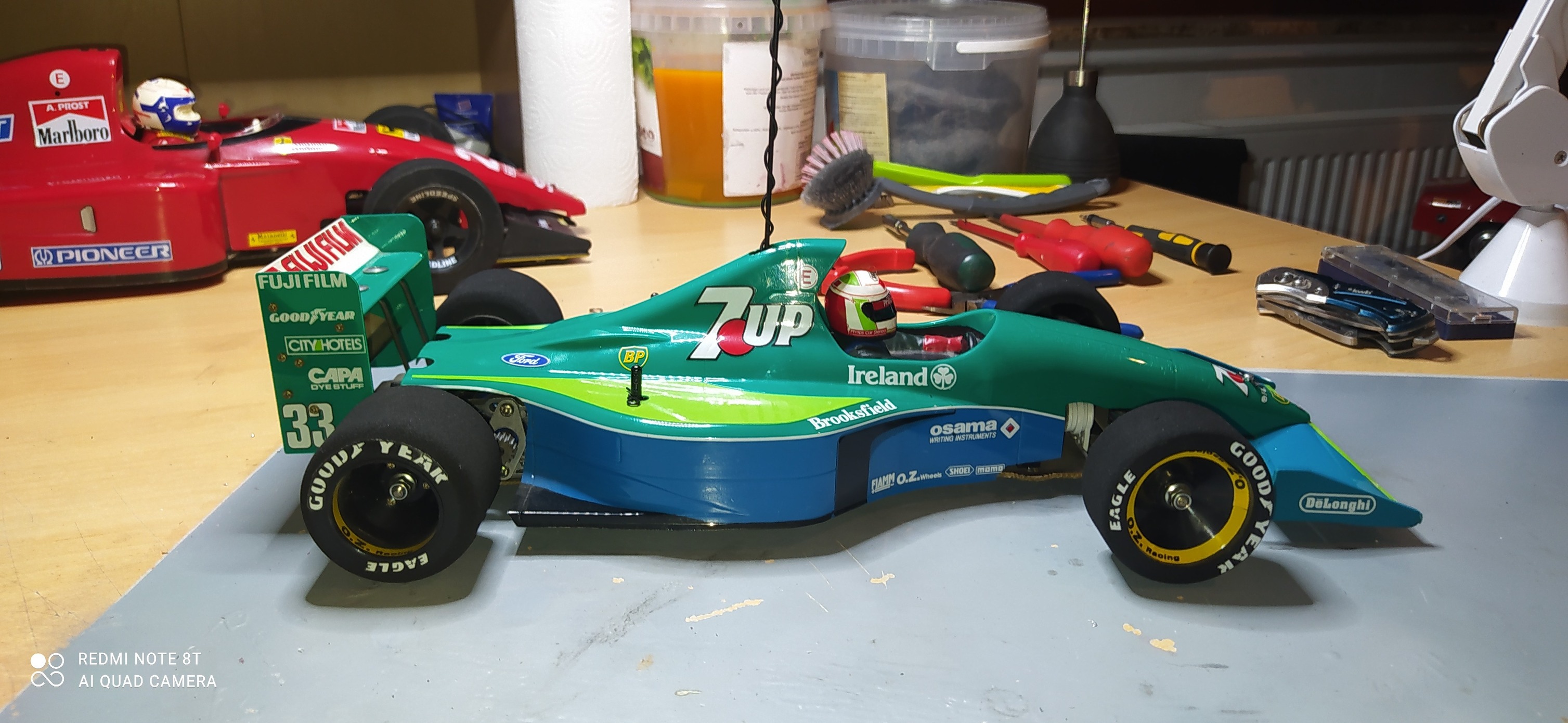 Tamiya 1/10 Jordan 191 F1 with LRP speed control