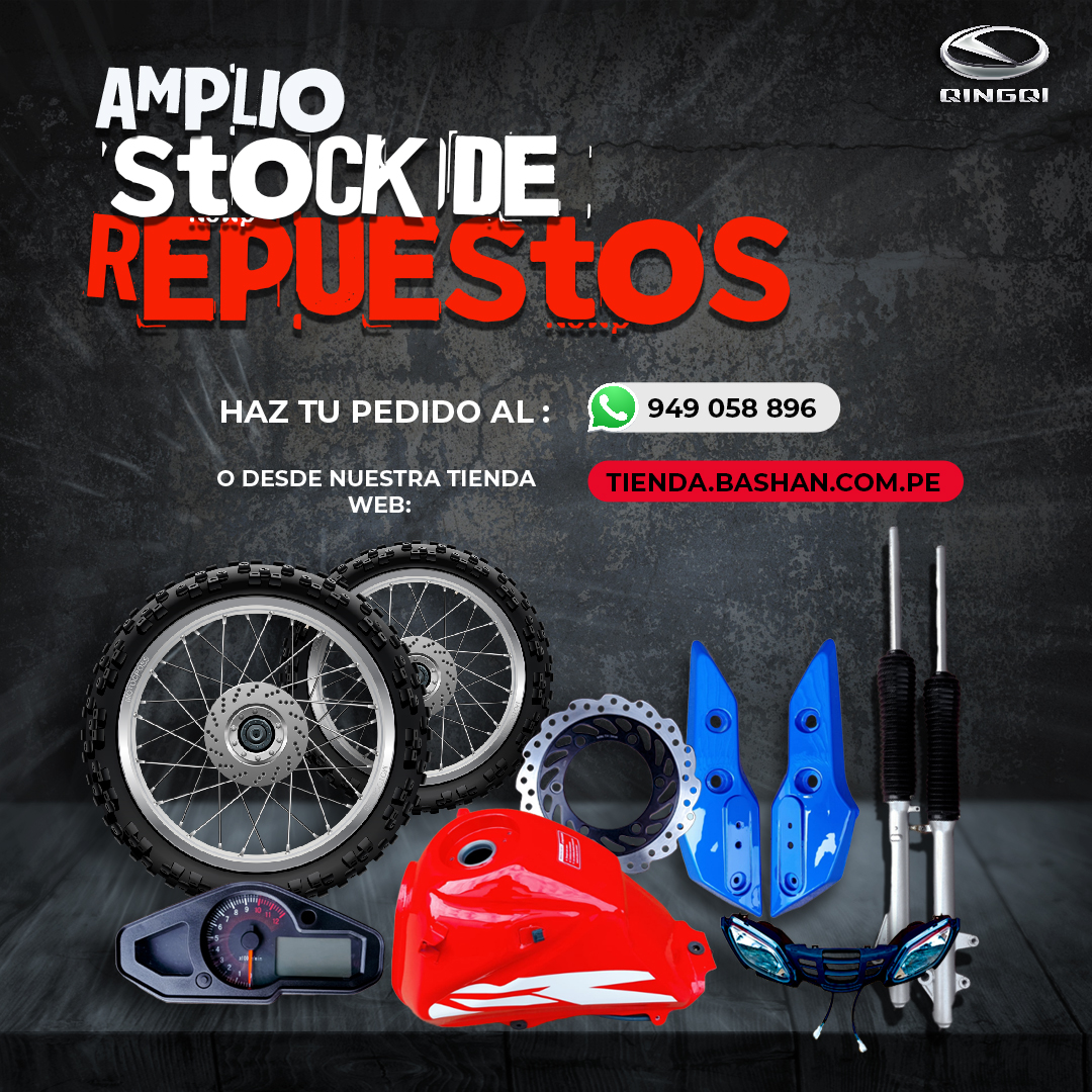 Qingqi Perú - 👉¡AMPLIO STOCK DE REPUESTOS ‼🚨 Solicita el... | Facebook