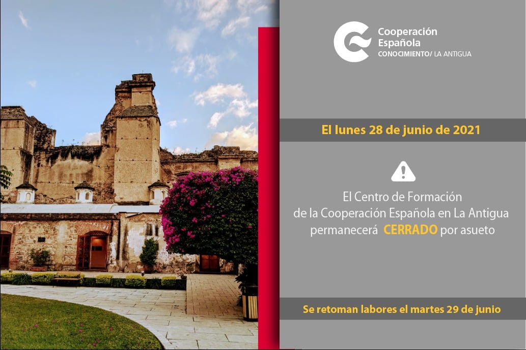 CFCE Antigua - 📢 #Aviso 🔶La sede del #CFCEAntigua estará...