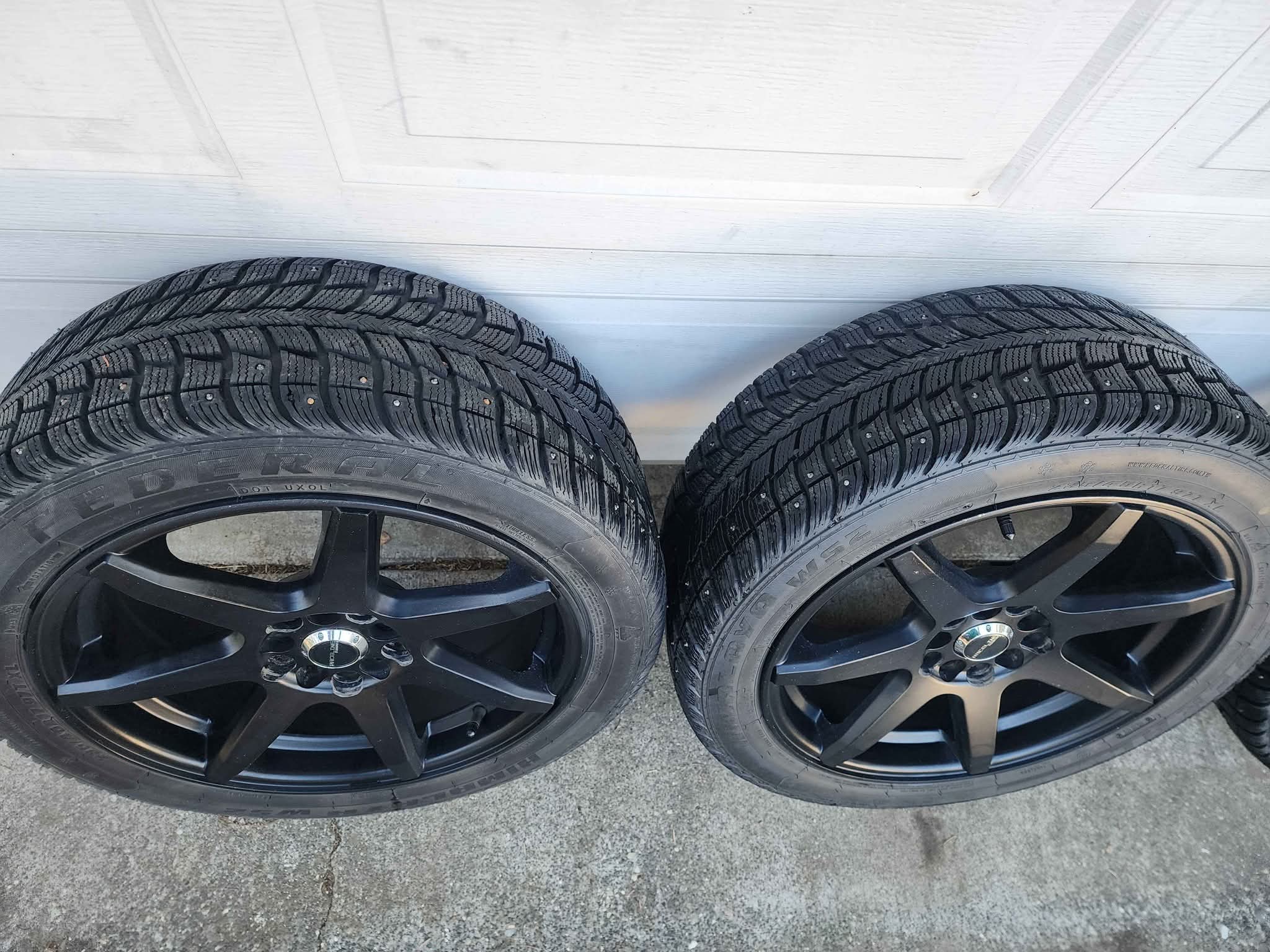 Raceline tuning 131B evo wheels and studded tires - Car Wheels, Tires ...