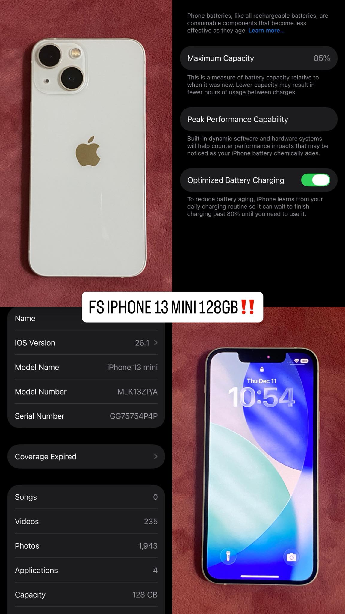 IPHONE 13 MINI 128GB‼️ | Facebook