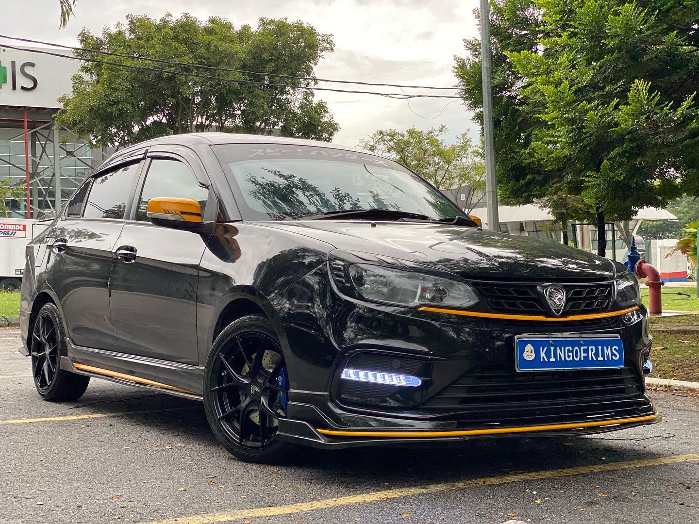 Proton Saga with New 16 inch Lenso... - King of Rims Malaysia | Facebook