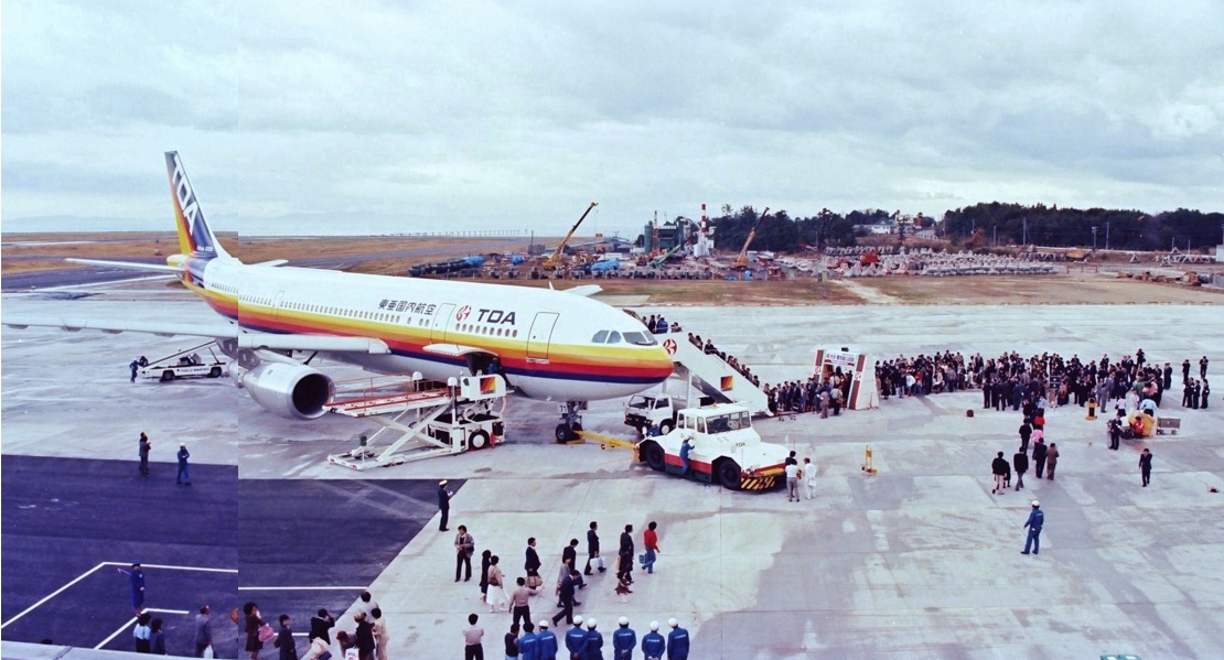 東亜国内航空に大型機A300型就航！ 昭和57年3月15日、大分空港での初便