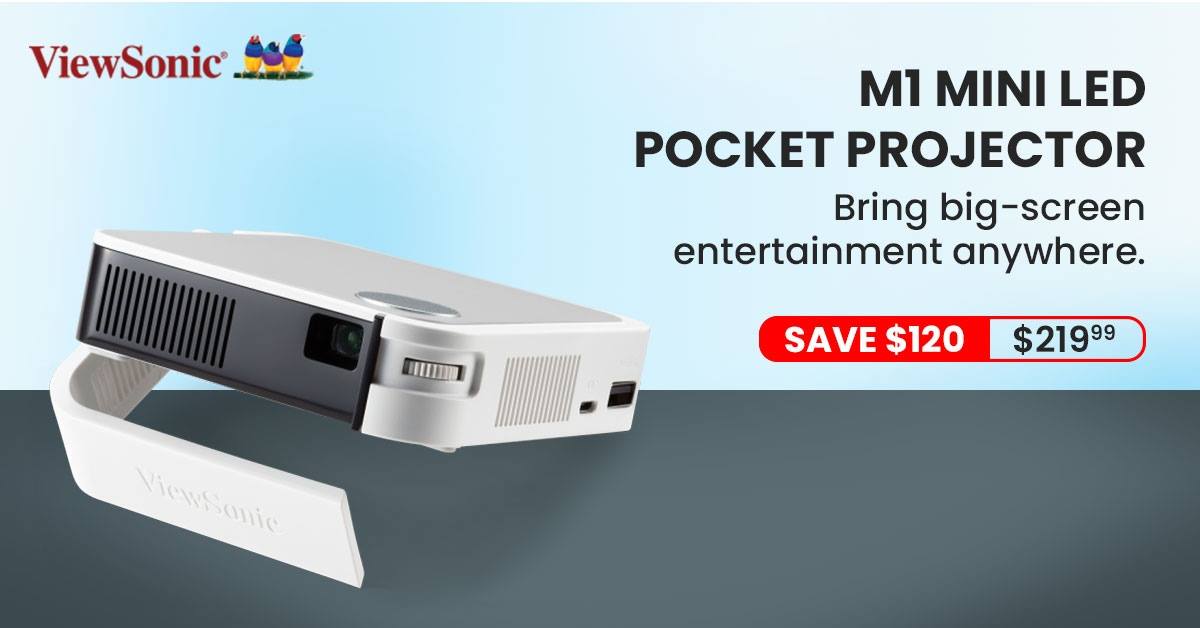 Canada - Take incredible entertainment anywhere with the ViewSonic® M1 ...