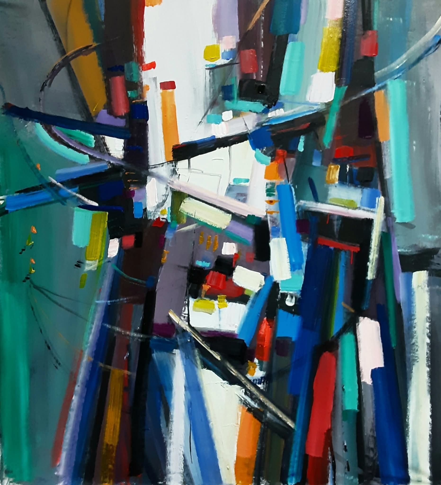 Untitled. Acrylic on canvas 80x100