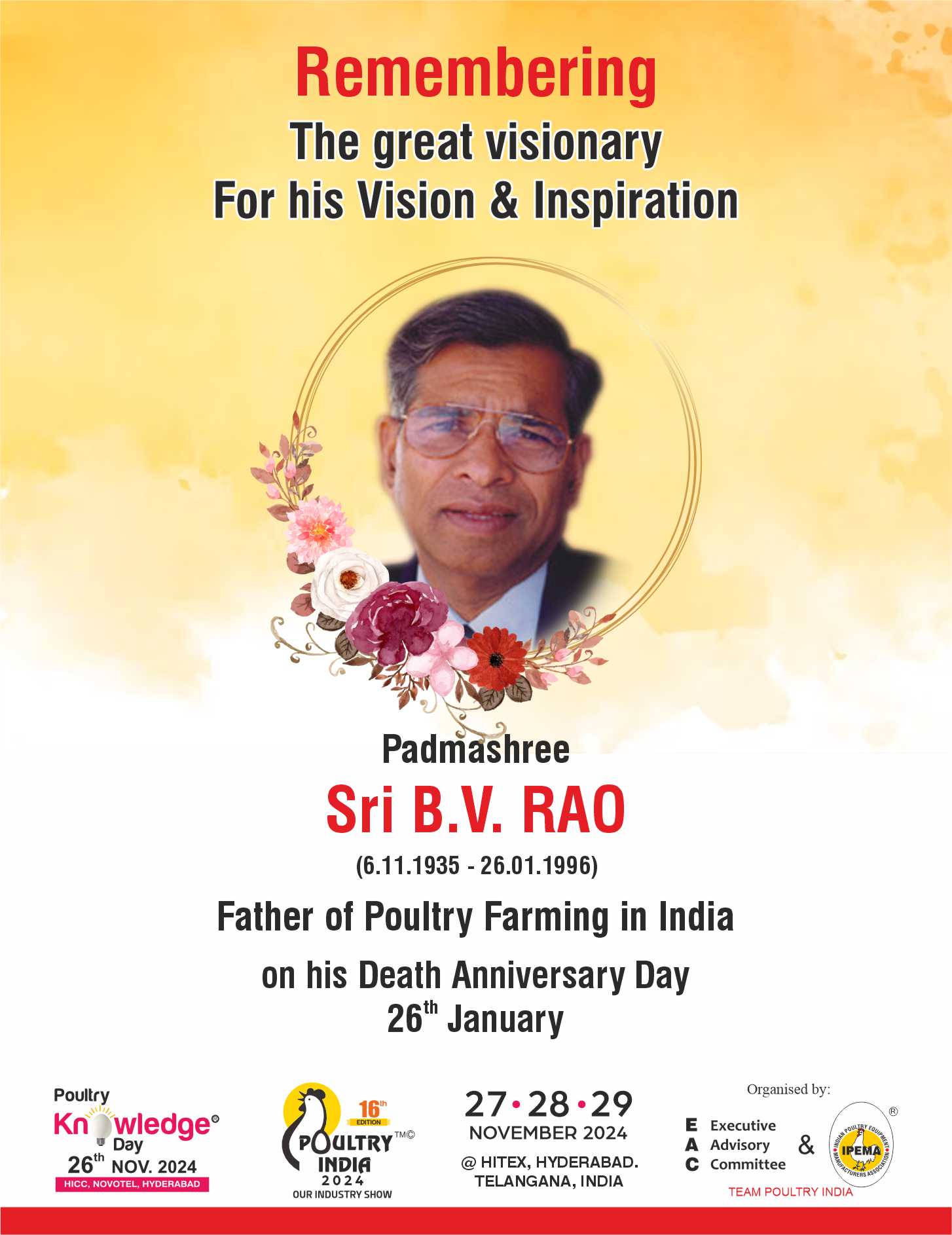PoultryIndia - Today, we remember and honor the legacy of Padmashree ...
