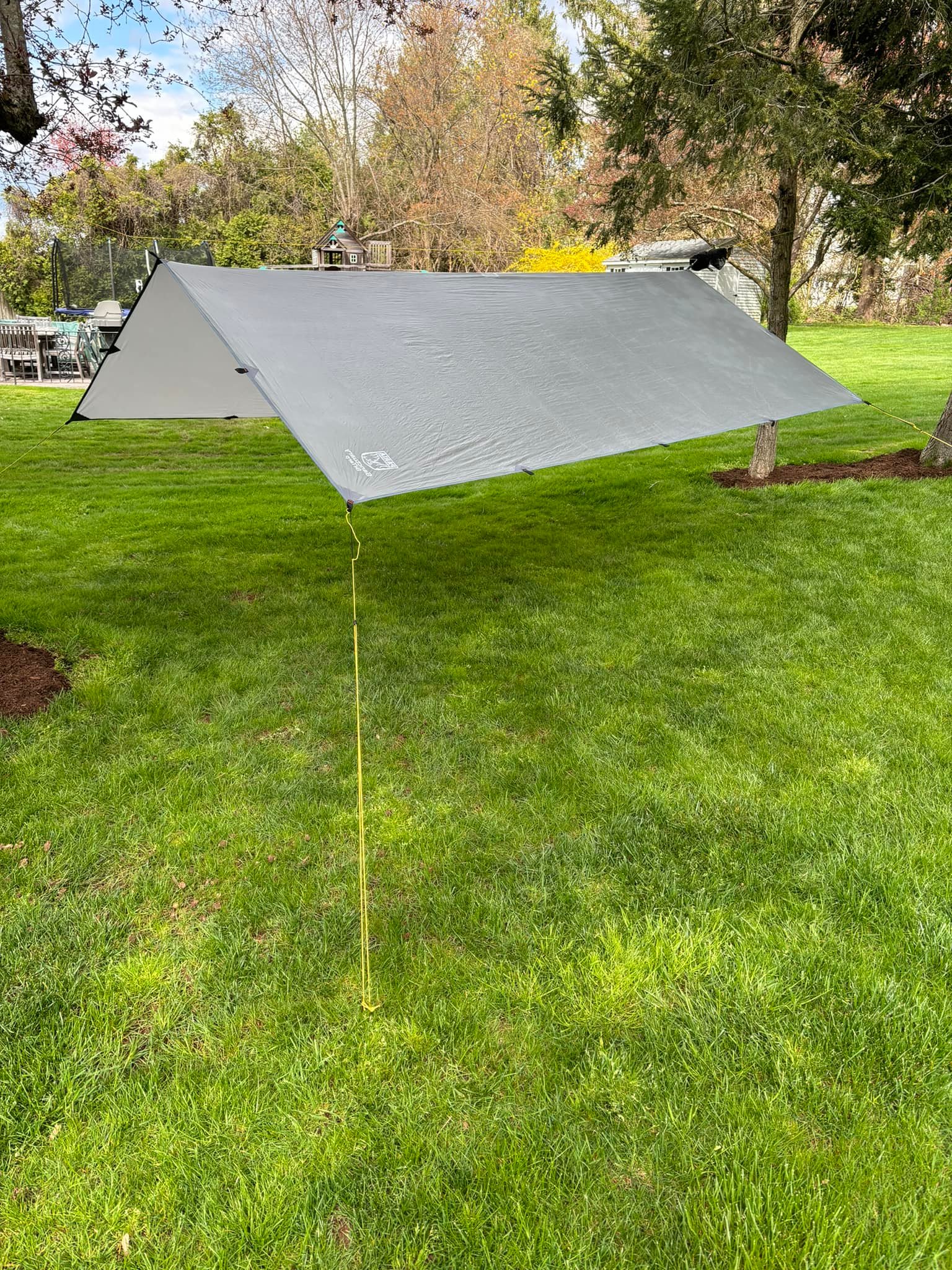 dune tents 10.9 4-Person Hot Tent Shop by Routine_Morning and four doors for L × W × H:91