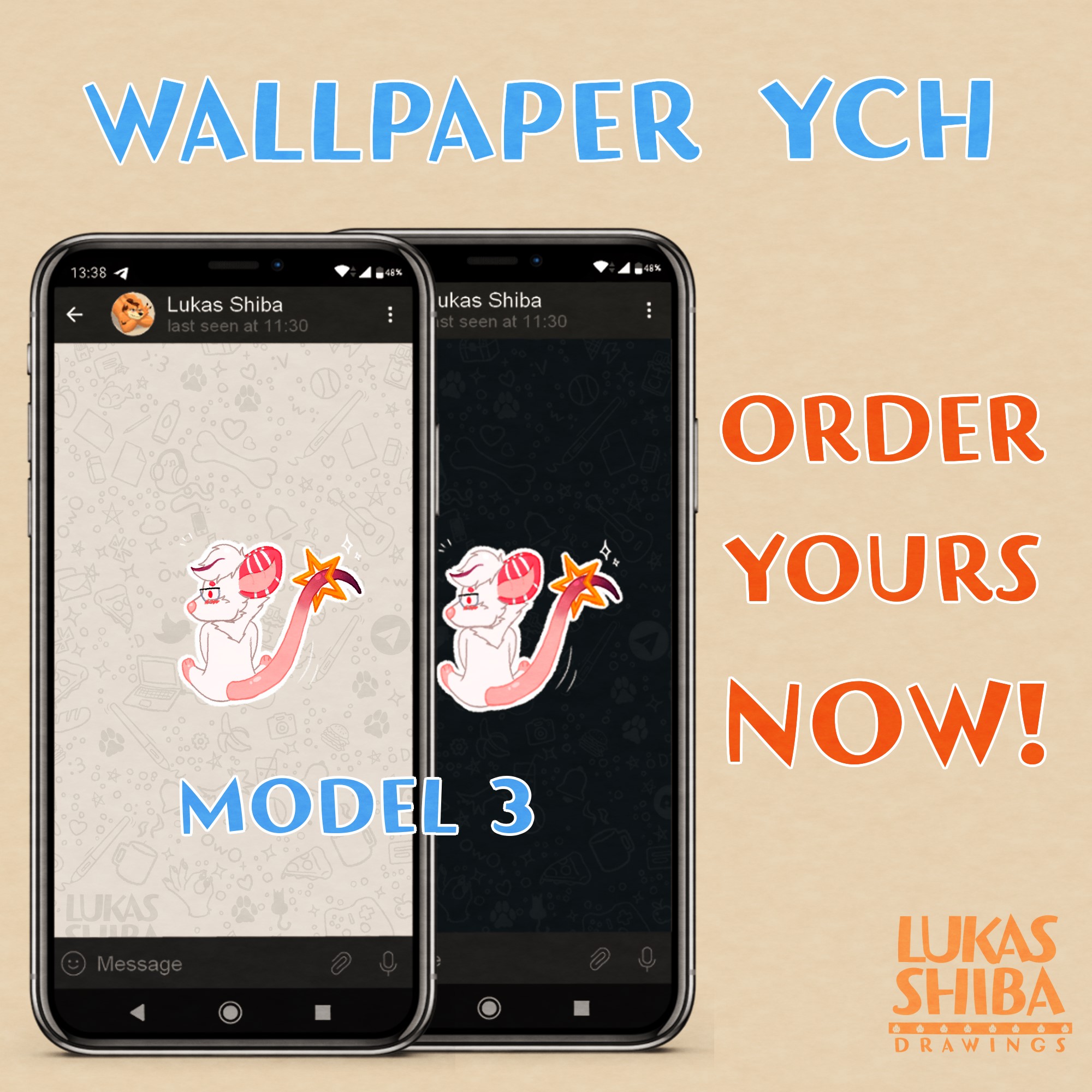 Lk_fur Drawings - WallPaper Ych - Model 3 ️ #furry... | Facebook