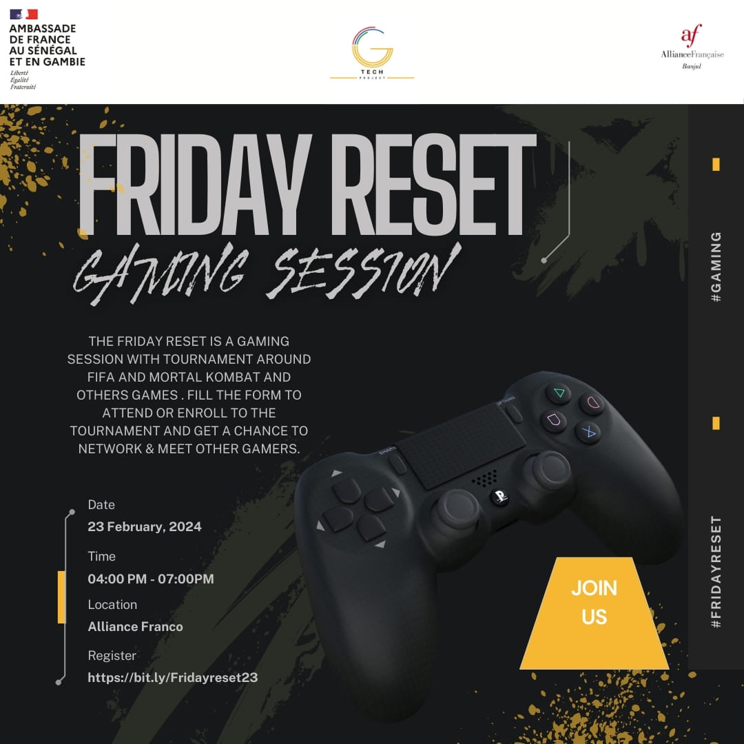 🎮 Join us for an exciting Friday... - Gambia Tech Project