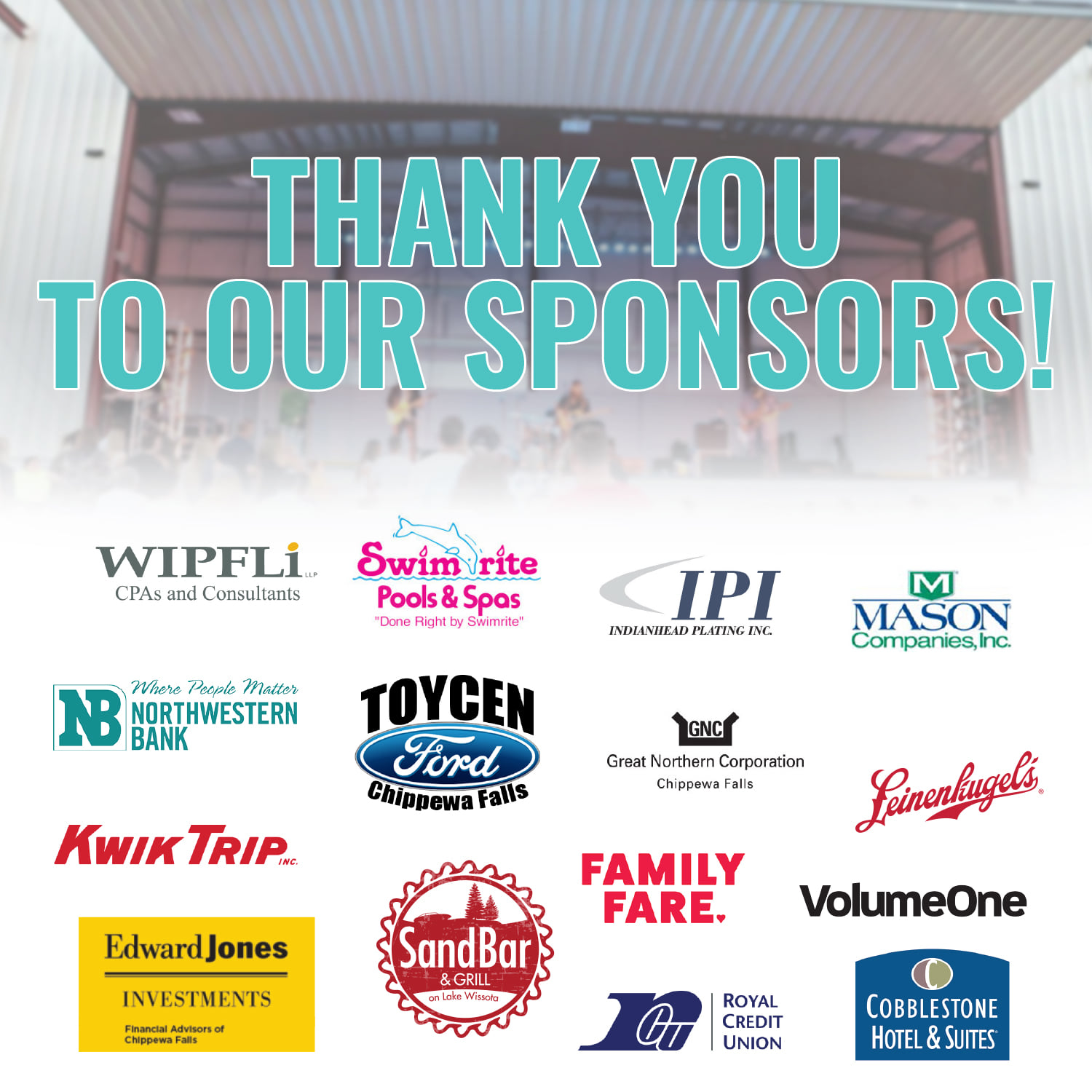 Thank you to all of our... - SpringFest Chippewa Falls | Facebook