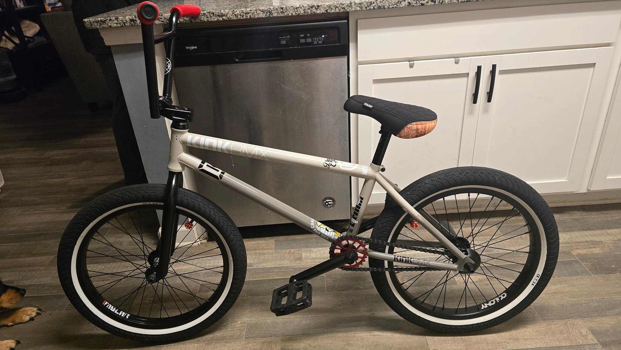 Upgraded BMX bike with Colony Swarm wheel and Alienation clutch