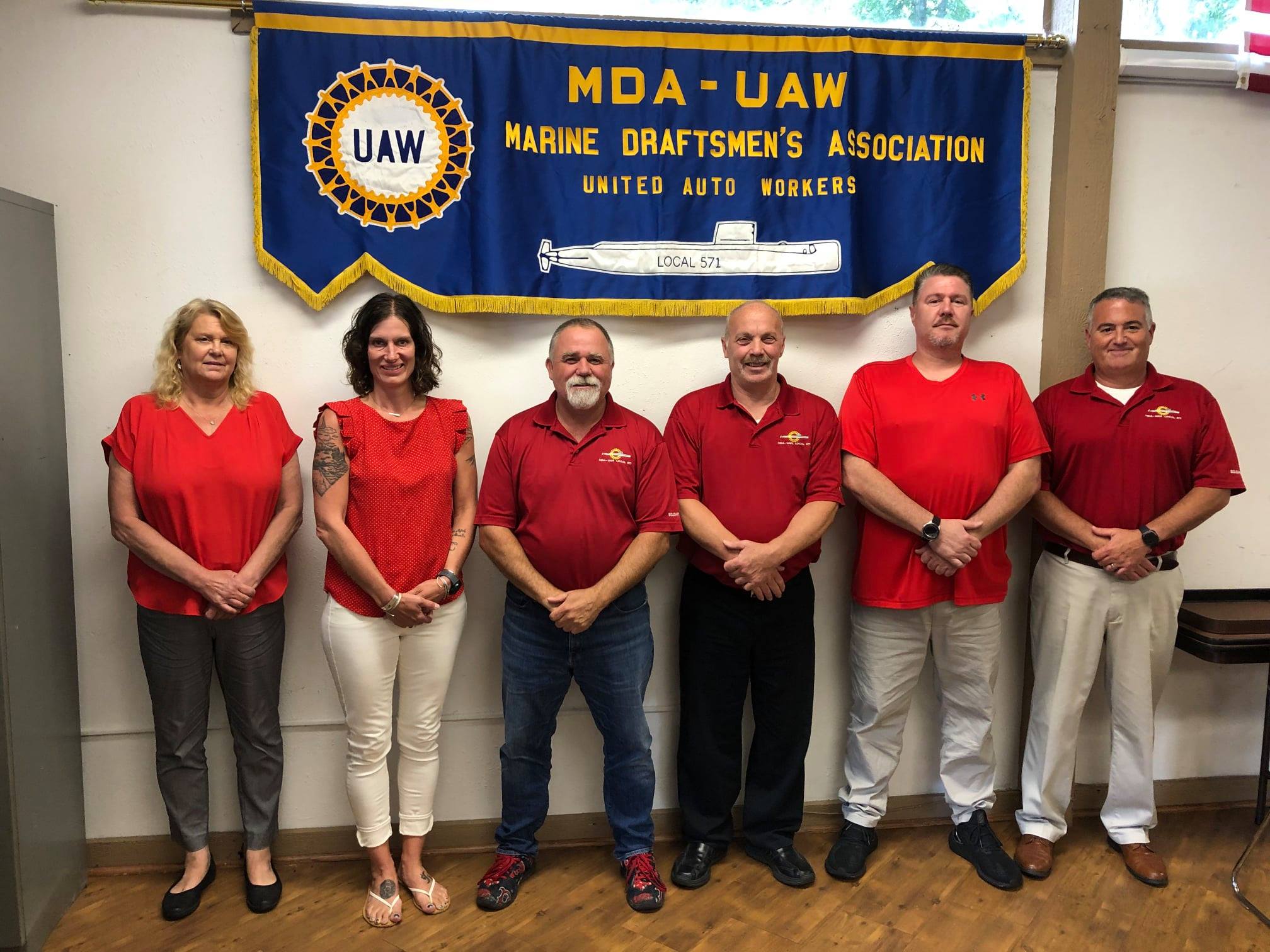 MDA-UAW Local 571 Officers. From left... - MDA UAW Local 571 | Facebook