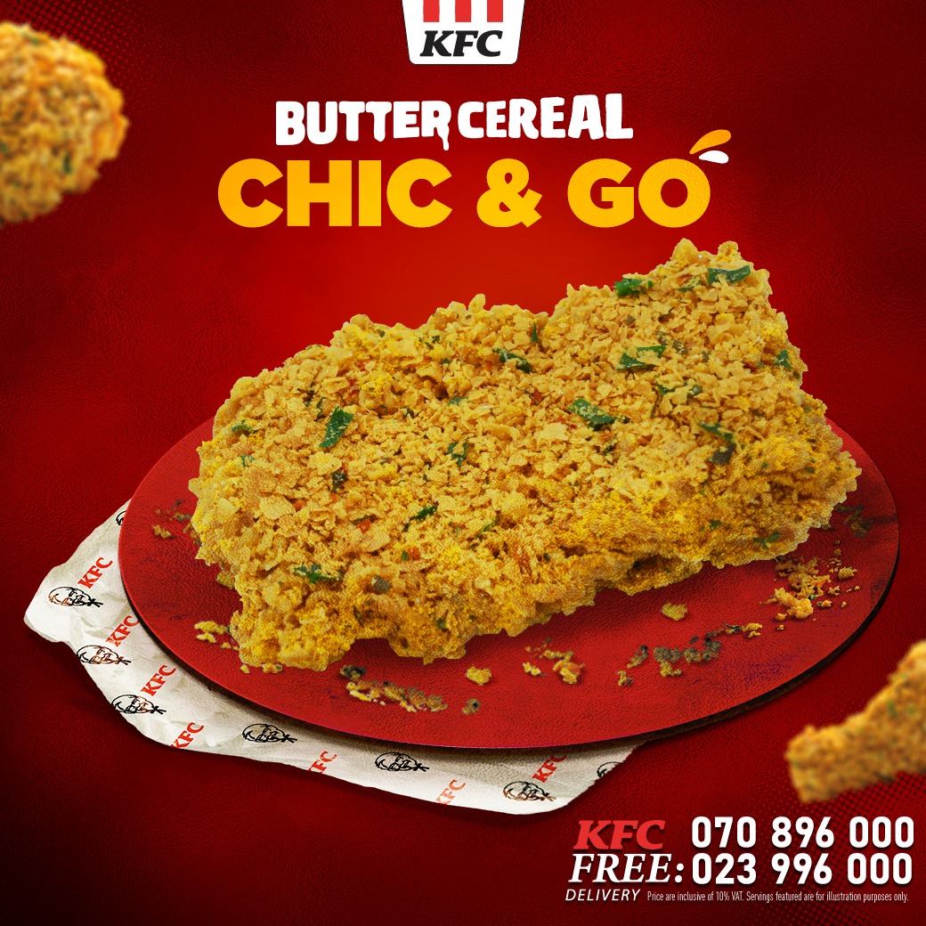 KFC Cambodia - 🤤🤤កាន់តែឆ្ងាញ់ជាមួយ Butter Cereal Chic & Go ...