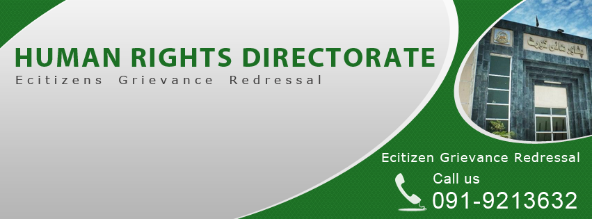 Human Rights Directorate Peshawar High Court Pakistan