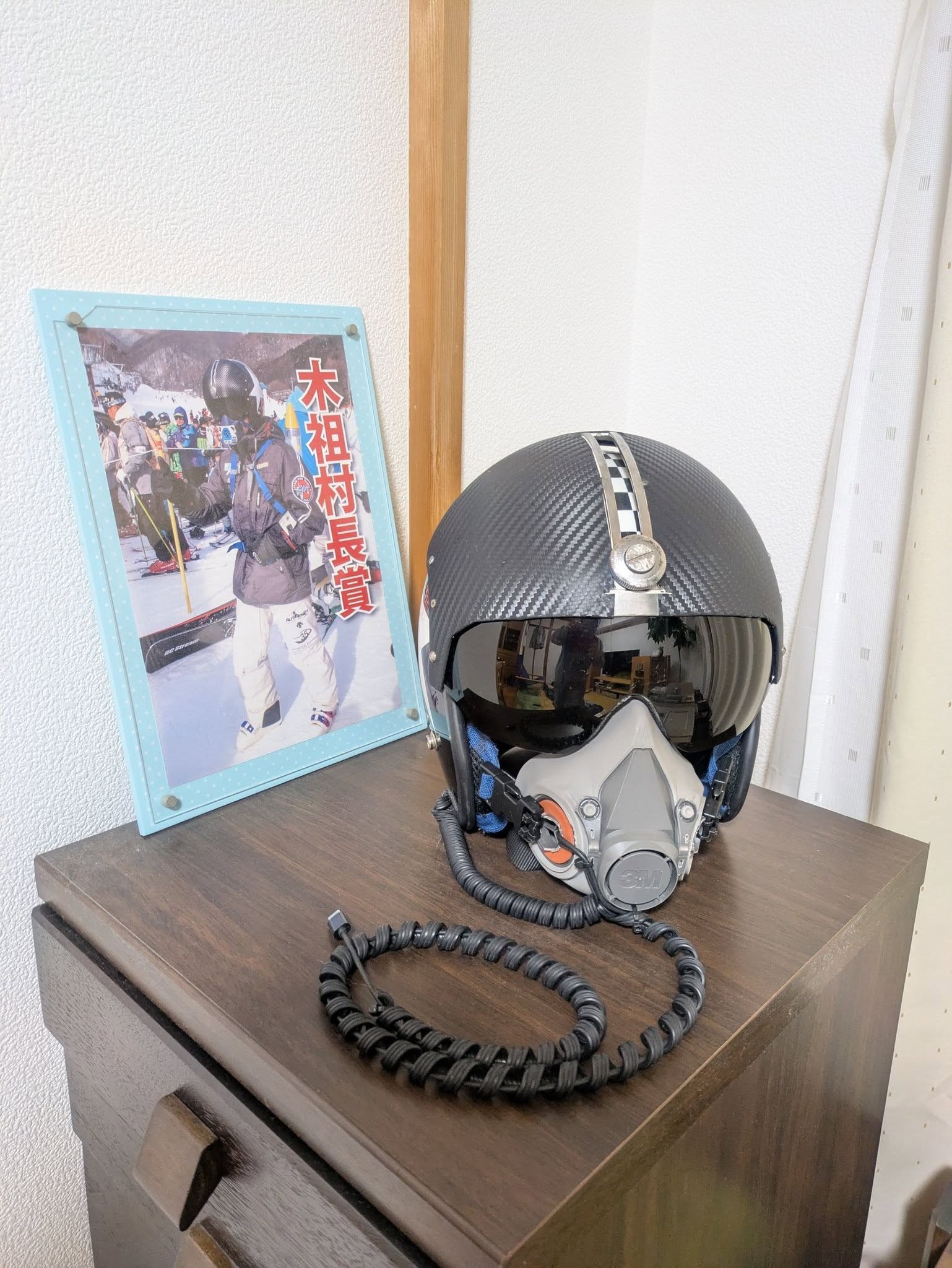 オーディオ | スキーしてる時も、音楽聴きたくて戦闘機ヘルメットのヘッドホンセットをタイプCに入れ替えました | Facebook