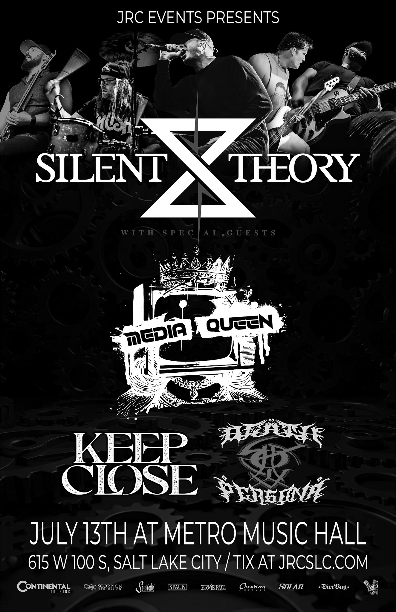 Silent Theory, Media Queen, Keep Close, Death Persona at Metro Music Hall