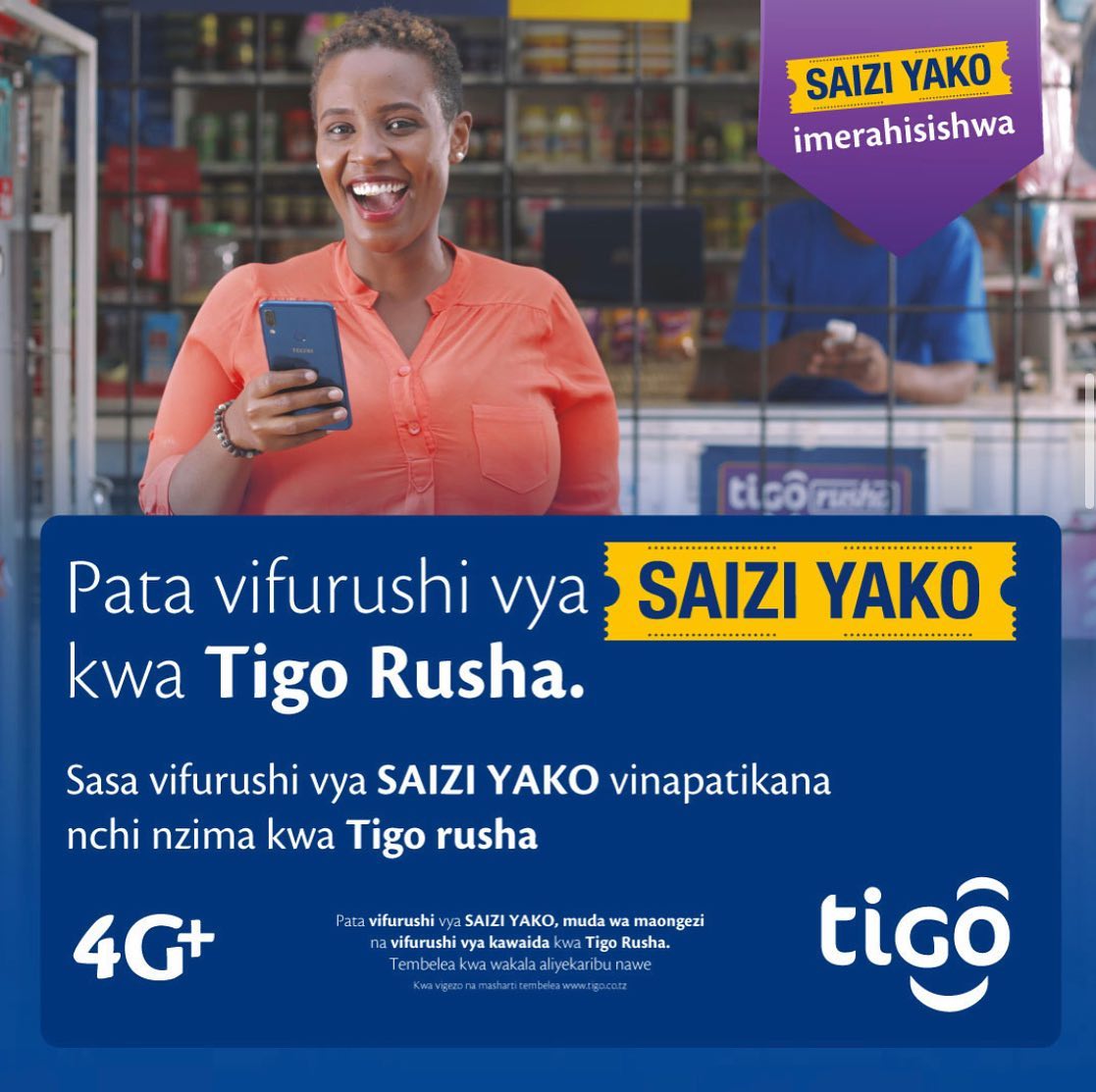 Yas Tanzania - SAIZI YAKO IMERAHISISHWA: Pata vifurushi... | Facebook