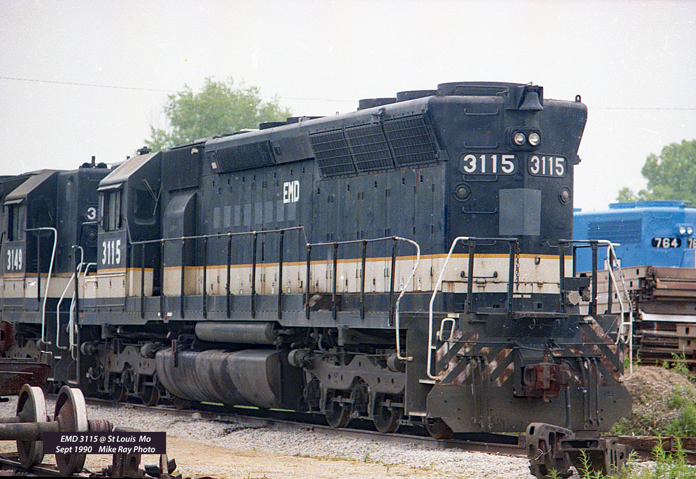 st  Ex Southern SD45 # 3115J @ St Louis Mo , 1990.