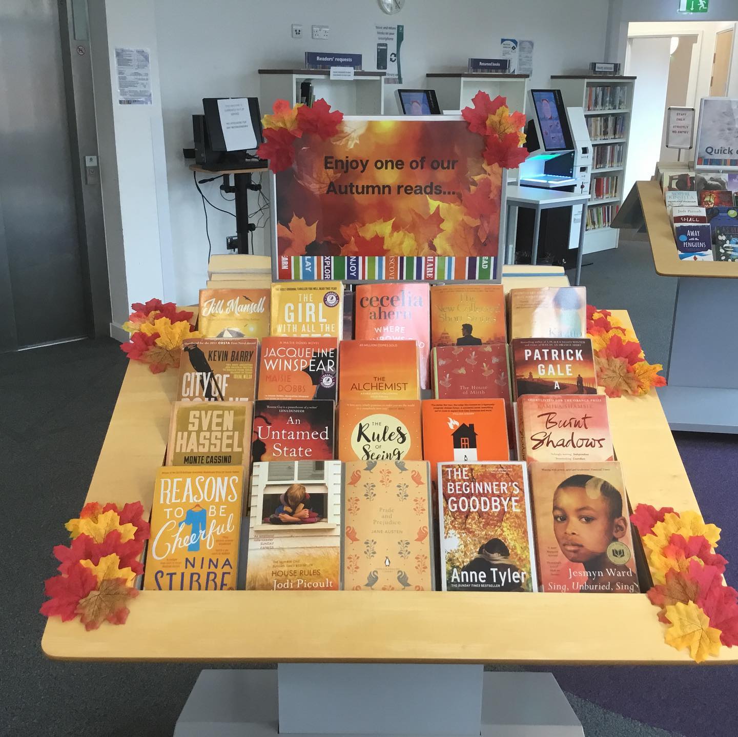 Cobham - We have put aside a selection of warming autumn reads for you ...