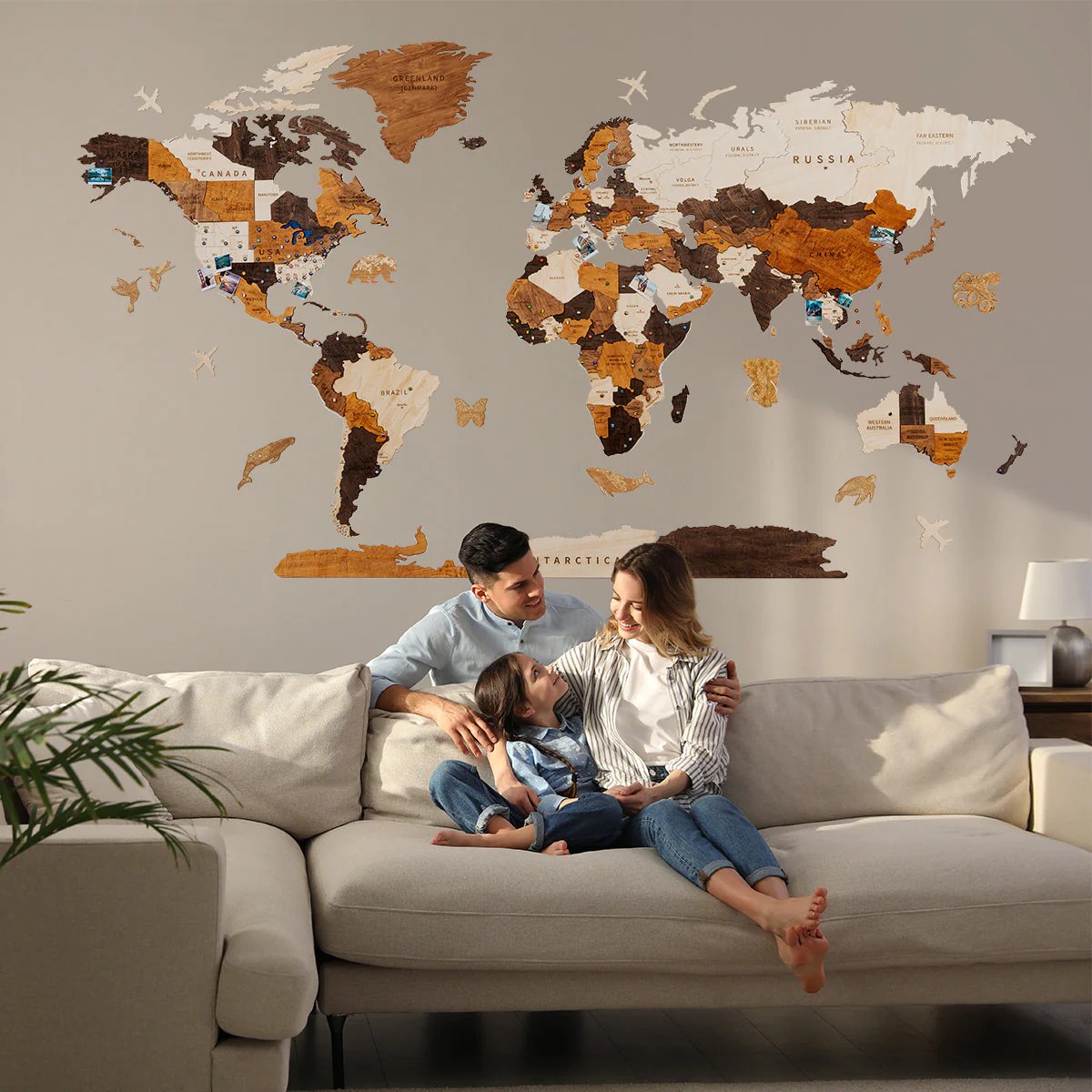 Hyperi PH - Wooden World... - Hyperi PH - Wooden World Map