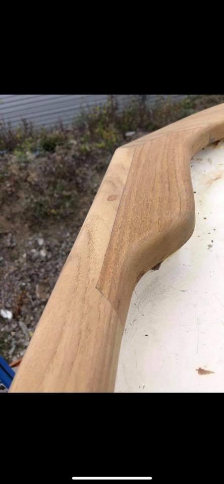 New teak capping... - Nathan Bone Yacht repairs and refits.