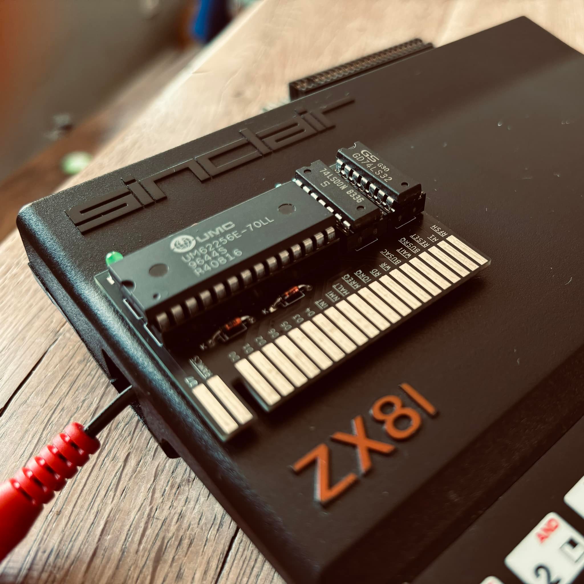 Zx80 & ram expansion. Always amazed at how tiny & light this one is