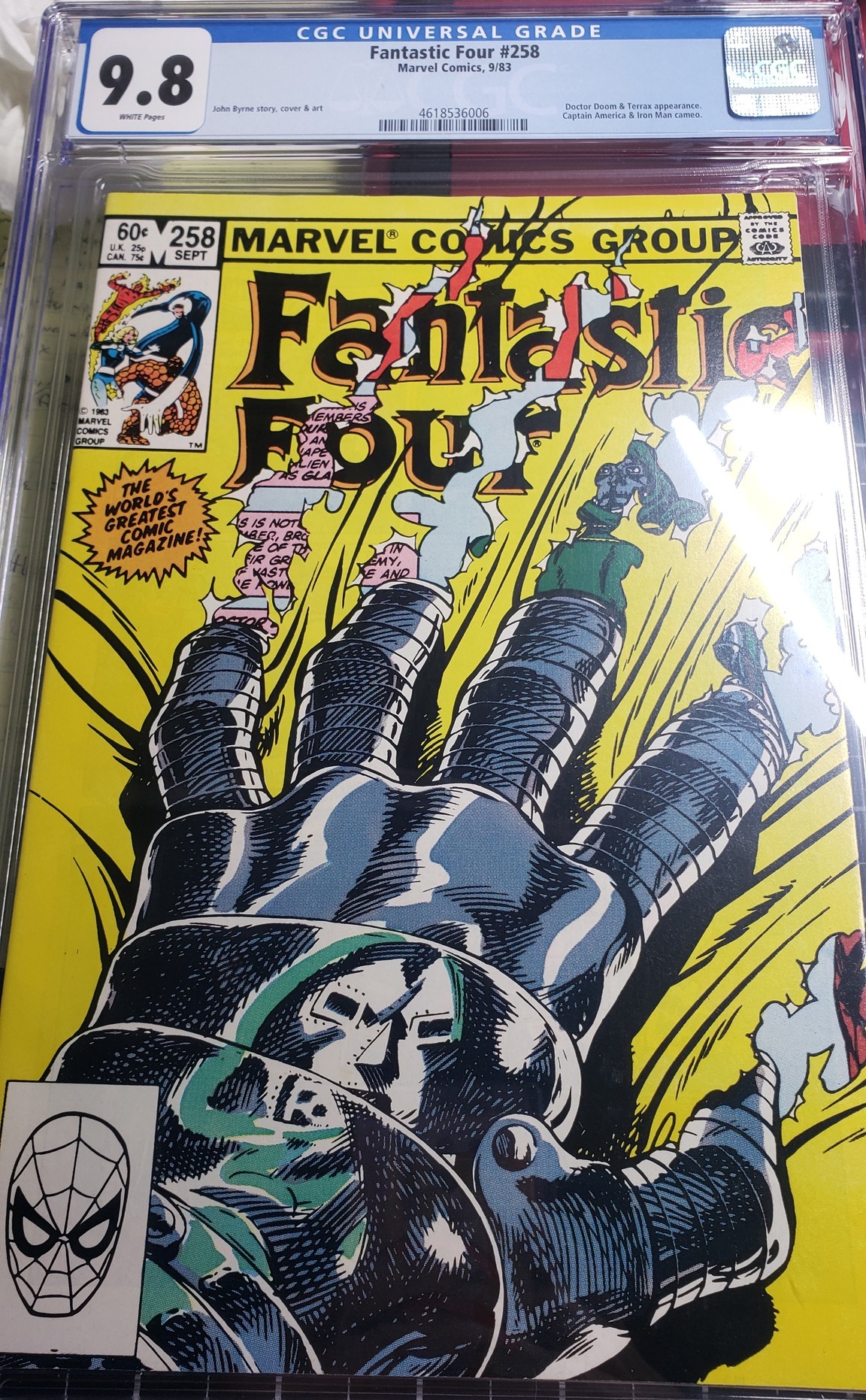 Doctor Doom foil variant comic