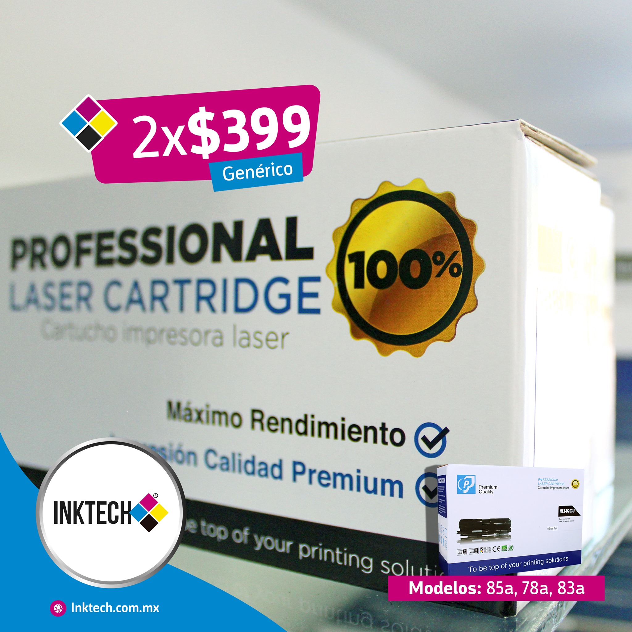 Inktech - LOS CARTUCHOS GENÉRICOS SON IGUAL DE EFICIENTES...