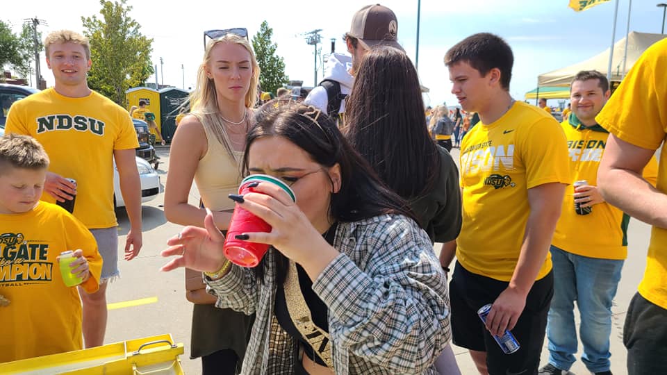 NDSU Minnow Racing at the Fish Bohl