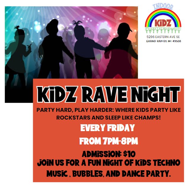 💥 Our first Kidz Rave Night was a... - Kidz Indoor Playground
