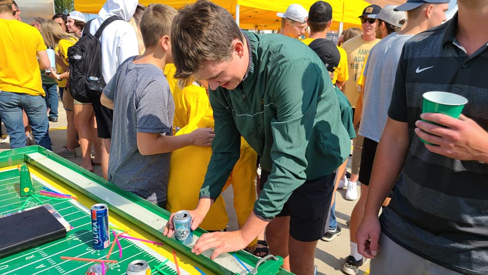 NDSU Minnow Racing at the Fish Bohl
