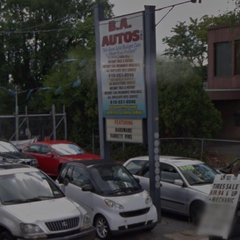 B A Autos Inc. Allentown PA