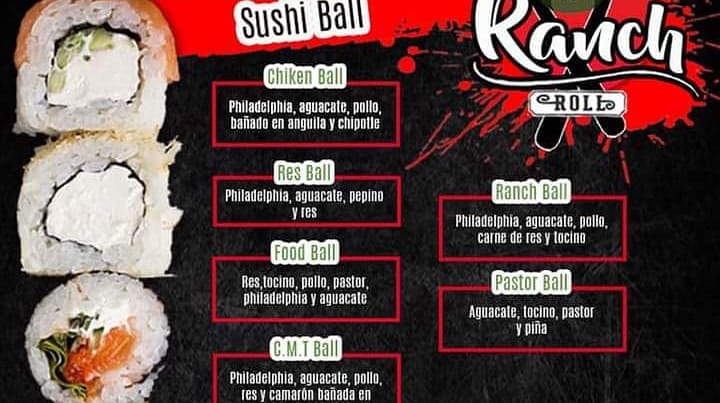 Ranch roll sushi