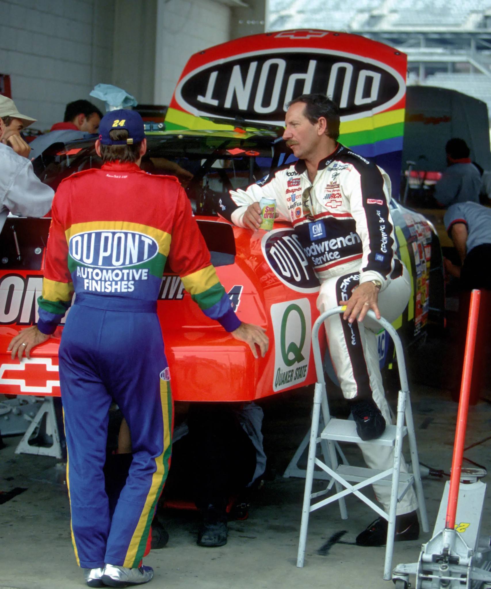 ThrowbackThursday - May 1995: Jeff Gordon flanked by Terry Labonte