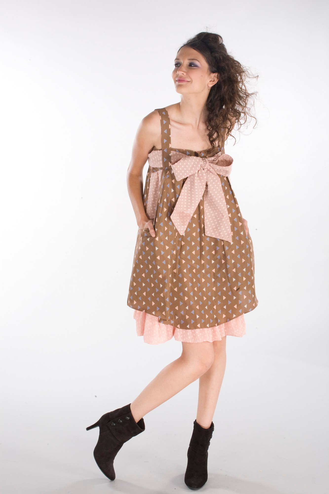 young designer dresses Ginger Cressman modeling fun boutique num-req-balls_3 size:4 Black Bean Rice Salad Formal