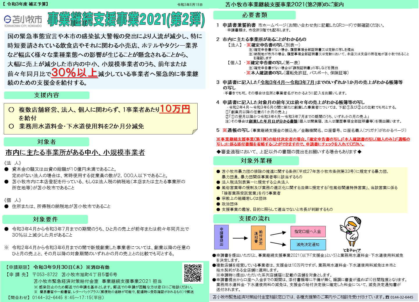 苫小牧市役所 Objave Facebook