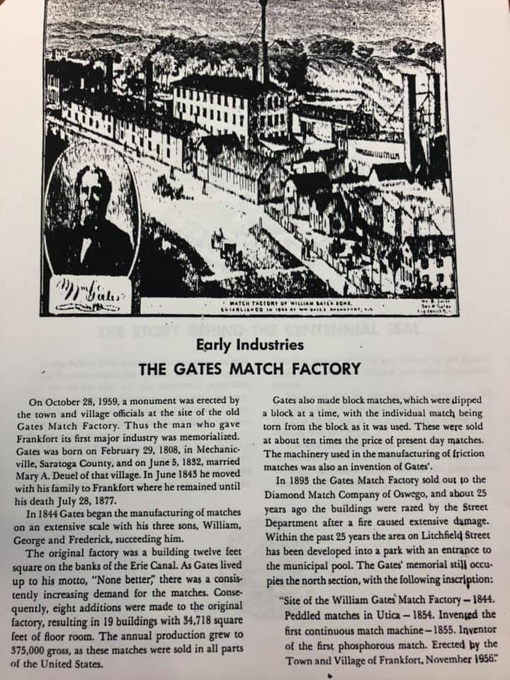 The Gates Match Factory is a... - The Frankfort Free Library | Facebook