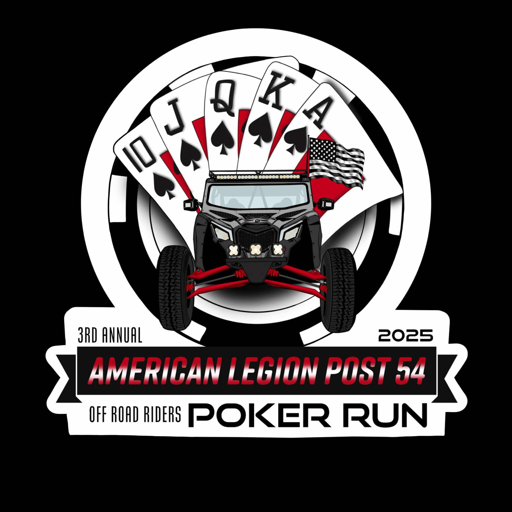 3rd Annual Post 54 American Legion Offroad Riders Poker Run