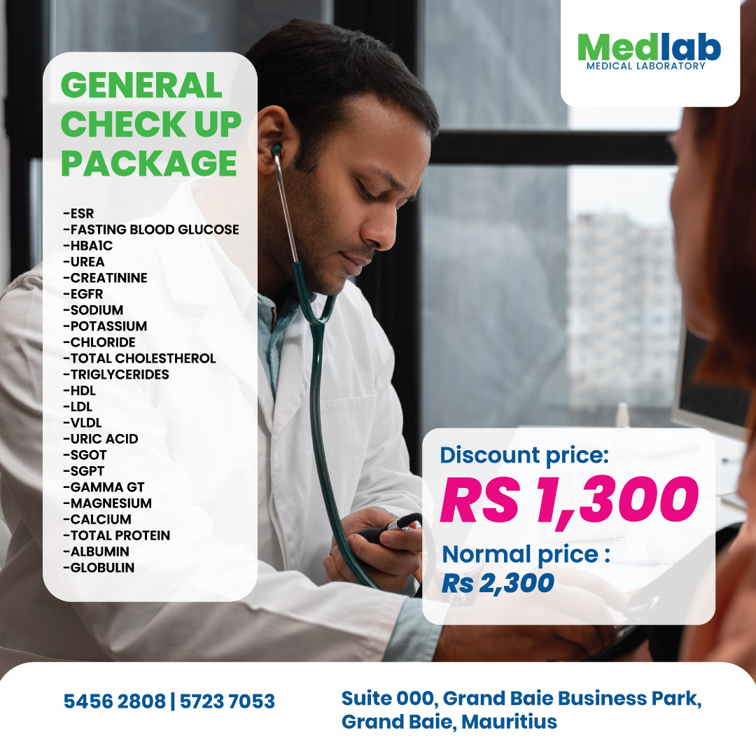 Medlab - ⚕Stay Healthy with Our General Check-Up Package! ⚕ ⚕️ Regular ...