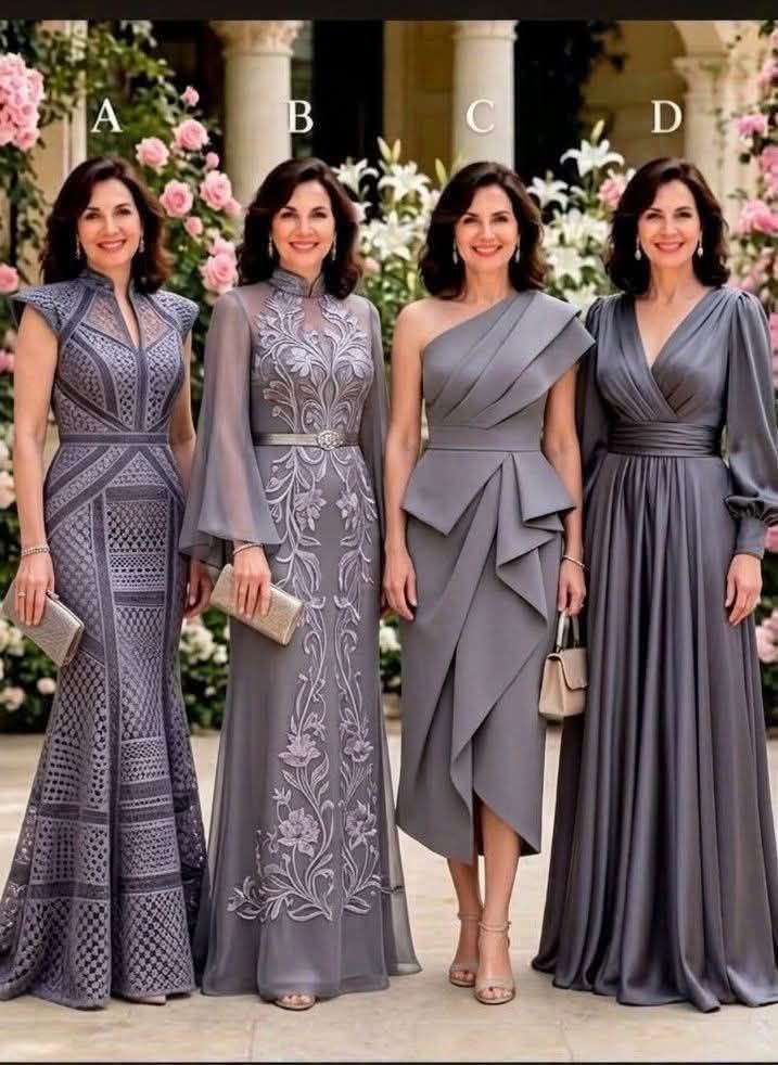 Which dress do you think suits me better, A, B, C, or D?