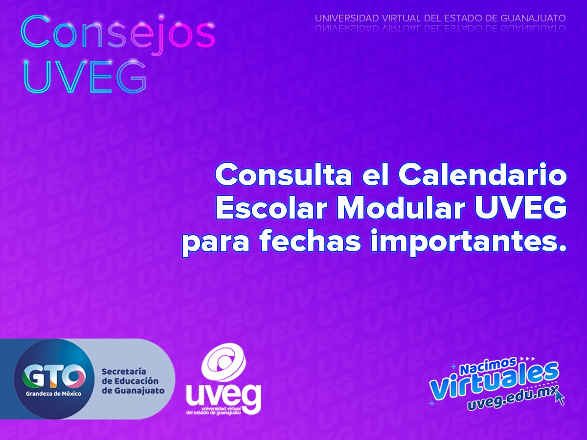 𝗦𝗼𝗺𝗼𝘀 𝗨𝗩𝗘𝗚 - Calendario Modular | Facebook