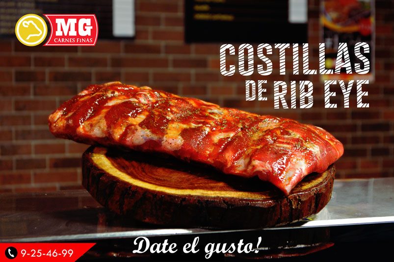MG Carnes Finas - La costilla de Rib eye es un corte que abarca la ...