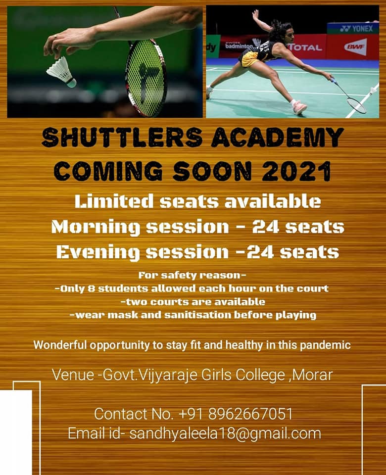 Shuttlers Academy | Gwalior